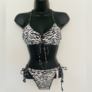 Victoria's Secret Zebra Print Bikini Set